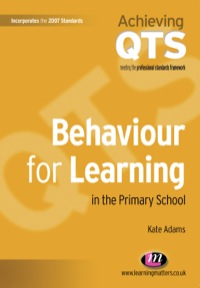 Omslagafbeelding: Behaviour for Learning in the Primary School 1st edition 9781844451883