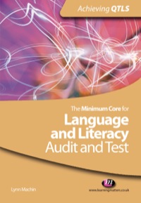 Imagen de portada: The Minimum Core for Language and Literacy: Audit and Test 1st edition 9781844452712
