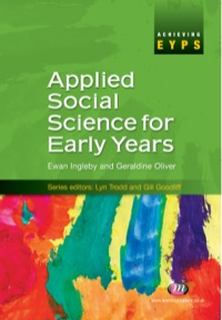 表紙画像: Applied Social Science for Early Years 1st edition 9781844451722