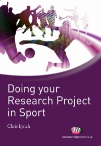 Titelbild: Doing your Research Project in Sport 1st edition 9781844451647