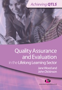 صورة الغلاف: Quality Assurance and Evaluation in the Lifelong Learning Sector 1st edition 9781844458363