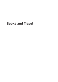 Immagine di copertina: Books and Travel 1st edition 9781845413477