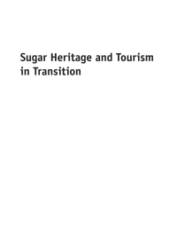 Imagen de portada: Sugar Heritage and Tourism in Transition 1st edition 9781845413866