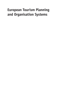 Imagen de portada: European Tourism Planning and Organisation Systems 1st edition 9781845414320