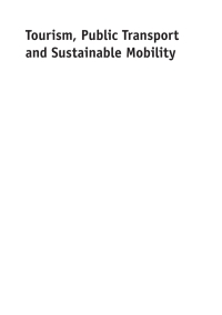 Titelbild: Tourism, Public Transport and Sustainable Mobility 1st edition 9781845415976