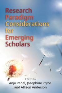Imagen de portada: Research Paradigm Considerations for Emerging Scholars 1st edition 9781845418267