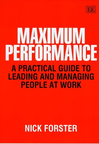 Cover image: Maximum Performance 9781845420000