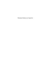 Titelbild: Human Nature as Capacity 1st edition 9781845456375