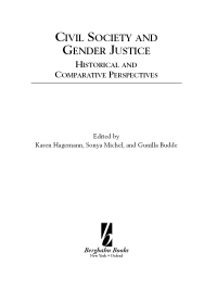 Cover image: Civil Society and Gender Justice 1st edition 9781845454371