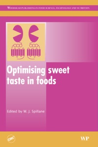 Cover image: Optimising Sweet Taste in Foods 9781845690083