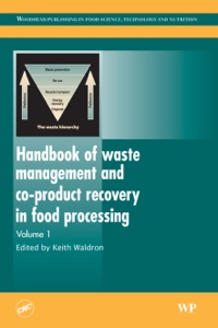 Cover image: Handbook of Waste Management and Co-Product Recovery in Food Processing 9781845690250