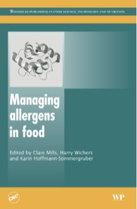 Imagen de portada: Managing Allergens in Food 9781845690281