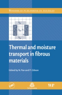 Cover image: Thermal and Moisture Transport in Fibrous Materials 9781845690571