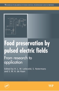 Imagen de portada: Food Preservation by Pulsed Electric Fields: From Research to Application 9781845690588