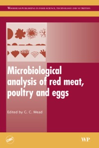 Imagen de portada: Microbiological Analysis of Red Meat, Poultry and Eggs 9781845690595