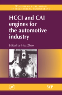صورة الغلاف: Hcci and Cai Engines for the Automotive Industry 9781845691288