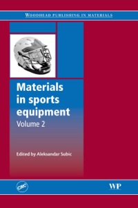表紙画像: Materials in Sports Equipment 9781845691318