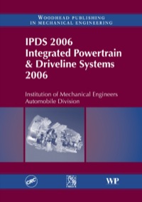 表紙画像: IPDS 2006 Integrated Powertrain and Driveline Systems 2006 9781845691974