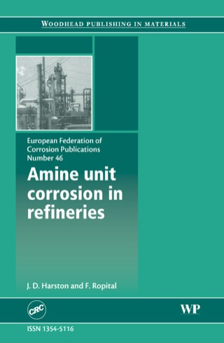 Titelbild: Amine Unit Corrosion in Refineries 9781845692377