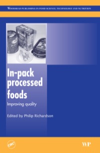 صورة الغلاف: In-Pack Processed Foods: Improving Quality 9781845692469