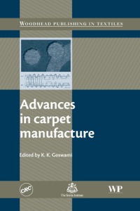 表紙画像: Advances in Carpet Manufacture 9781845693336