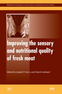 Cover image: Improving the Sensory and Nutritional Quality of Fresh Meat 9781845693435