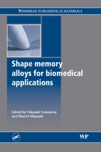 Titelbild: Shape Memory Alloys for Biomedical Applications 9781845693442