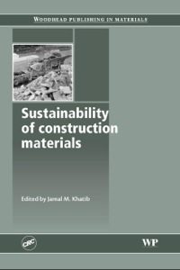 Imagen de portada: Sustainability of Construction Materials 9781845693497