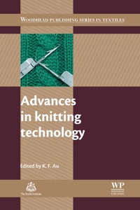 Omslagafbeelding: Advances in Knitting Technology 9781845693725