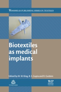 Titelbild: Biotextiles as Medical Implants 9781845694395