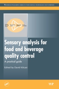 Cover image: Sensory Analysis for Food and Beverage Quality Control: A Practical Guide 9781845694760