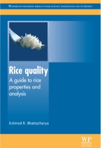 表紙画像: Rice Quality: A Guide to Rice Properties and Analysis 9781845694852