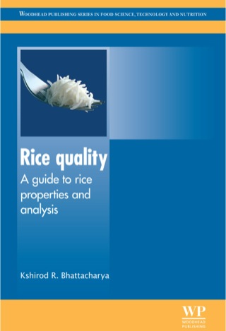 Cover image: Rice Quality: A Guide to Rice Properties and Analysis 9781845694852