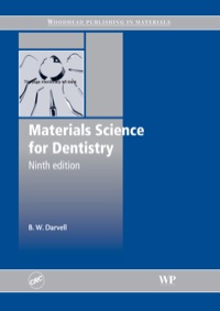 Cover image: Materials Science for Dentistry 9th edition 9781845695293