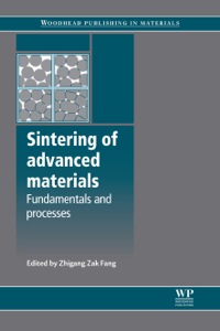 Titelbild: Sintering of Advanced Materials 9781845695620