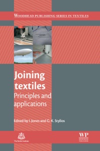 Cover image: Joining Textiles: Principles and Applications 9781845696276