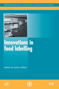 Cover image: Innovations in Food Labelling 9781845696764