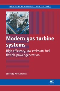 Omslagafbeelding: Modern Gas Turbine Systems: High Efficiency, Low Emission, Fuel Flexible Power Generation 9781845697280