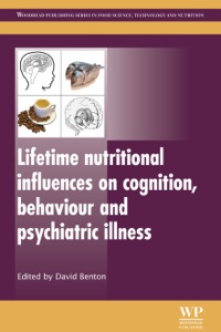 Imagen de portada: Lifetime Nutritional Influences on Cognition, Behaviour and Psychiatric Illness 9781845697525