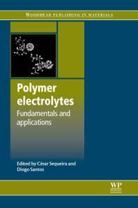 Omslagafbeelding: Polymer Electrolytes: Fundamentals and Applications 9781845697723