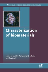 Cover image: Characterization of Biomaterials 9781845698102