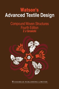 صورة الغلاف: Watson’s Advanced Textile Design 9781855739963
