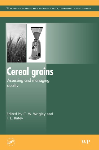 Imagen de portada: Cereal Grains: Assessing And Managing Quality 9781845695637