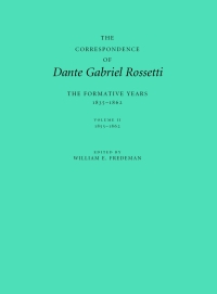 Cover image: The Correspondence of Dante Gabriel Rossetti 1st edition 9780859916370