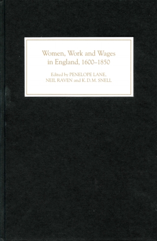 Imagen de portada: Women, Work and Wages in England, 1600-1850 9781843830771