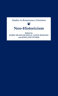 Cover image: Neo-Historicism 1st edition 9780859915816