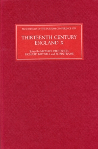 Cover image: Thirteenth Century England X 9781843831228