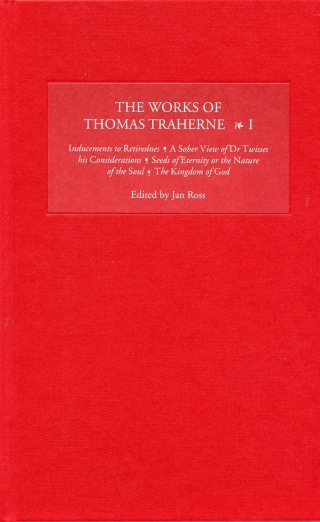 Omslagafbeelding: The Works of Thomas Traherne I 1st edition 9781843840374