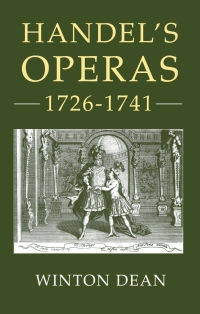 صورة الغلاف: Handel's Operas, 1726-1741 1st edition 9781843832683