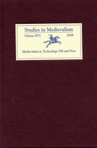 Cover image: Studies in Medievalism XVI 1st edition 9781843841562